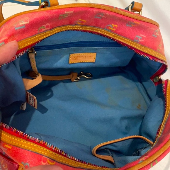 Dooney & Bourke Small Shoulder Bag, Pink&Blue - Picture 14 of 15